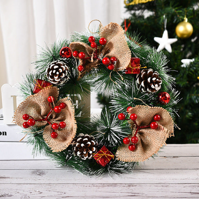 Christmas Decorations Garland Wreath-20