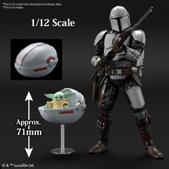 The Mandalorian Grogu 1/4 AND 1/12 Scale Model Kit Set-2