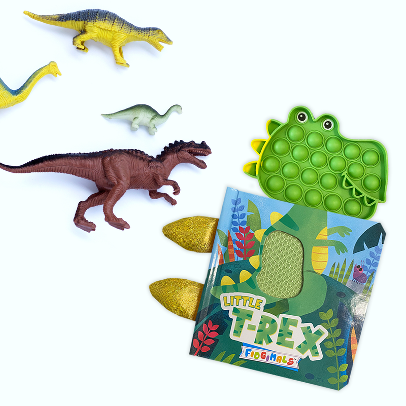 Little Hippo Books - Little T-Rex - Your Sensory Fidget Friend - Ages 1+-8
