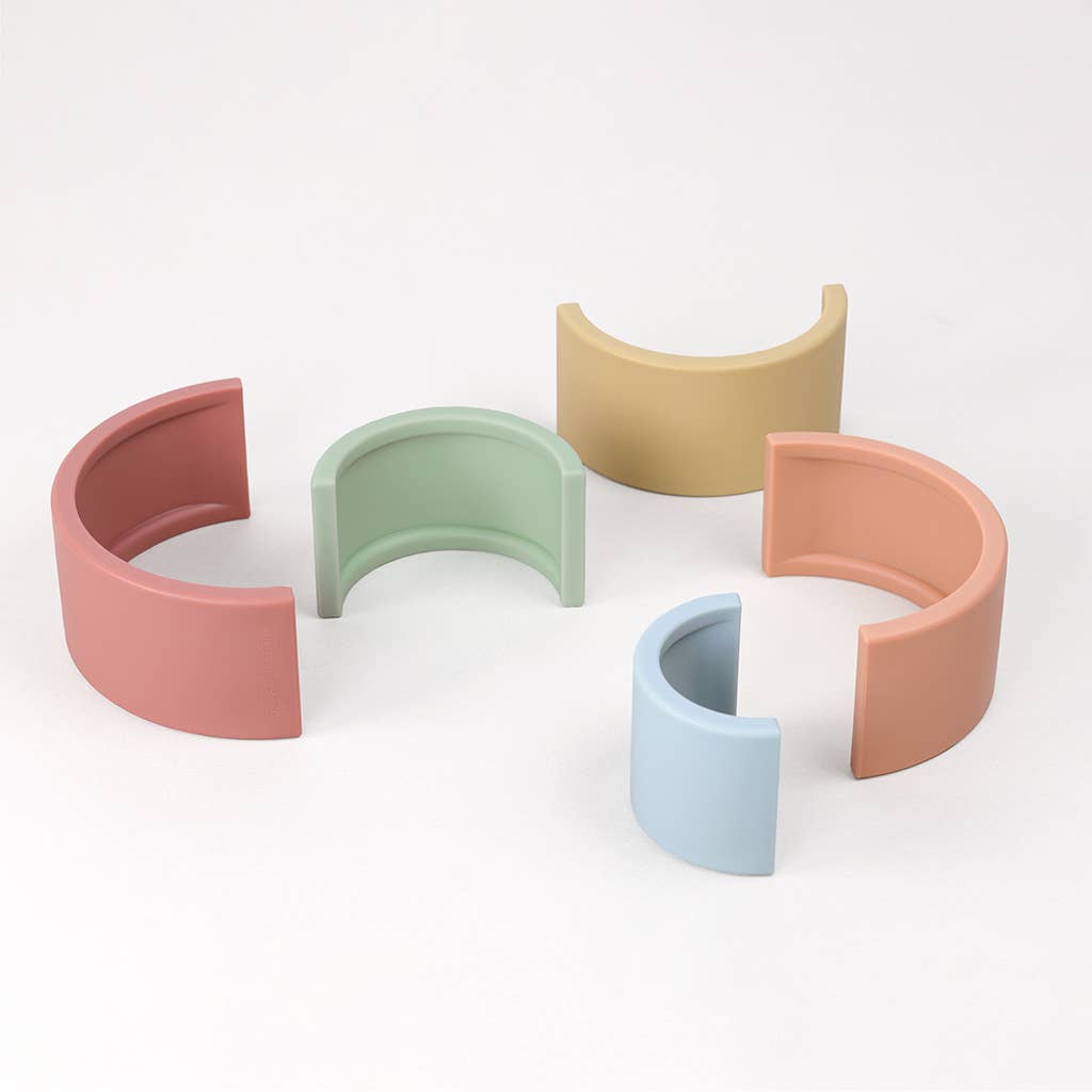 Itzy Ritzy - Ritzy Rainbow™ Stacking Toy - Ages 6+ Months-6