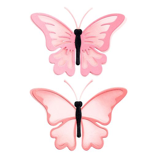 Layered Butterfly Etched Dies-4