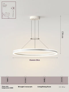 Creative Commercial Round Restaurant Chandelier-17