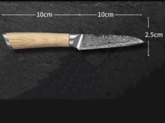 V-Gold 67-Layer Damascus Kitchen Knife – Stainless Steel Chef, Cleaver & Utility Knife-21