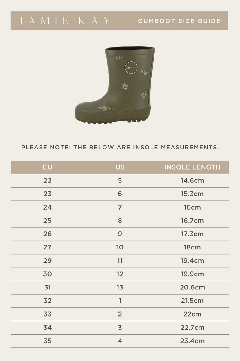 Jamie Kay Rubber Gumboot - Turtle Dark Olive-3
