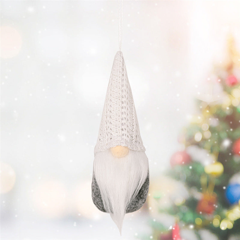 Knitted Christmas Tree Pendant Ornaments – Small Hanging Decor, 3 Styles-3