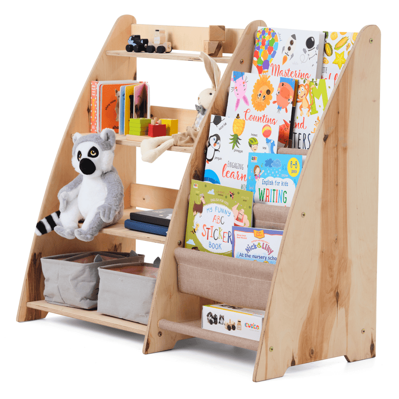2in1 Montessori Shelf for Books and Toys-3