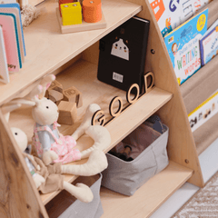 2in1 Montessori Shelf for Books and Toys-9