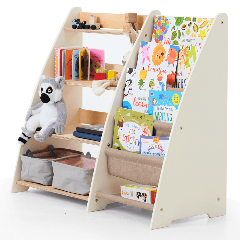 2in1 Montessori Shelf for Books and Toys-1