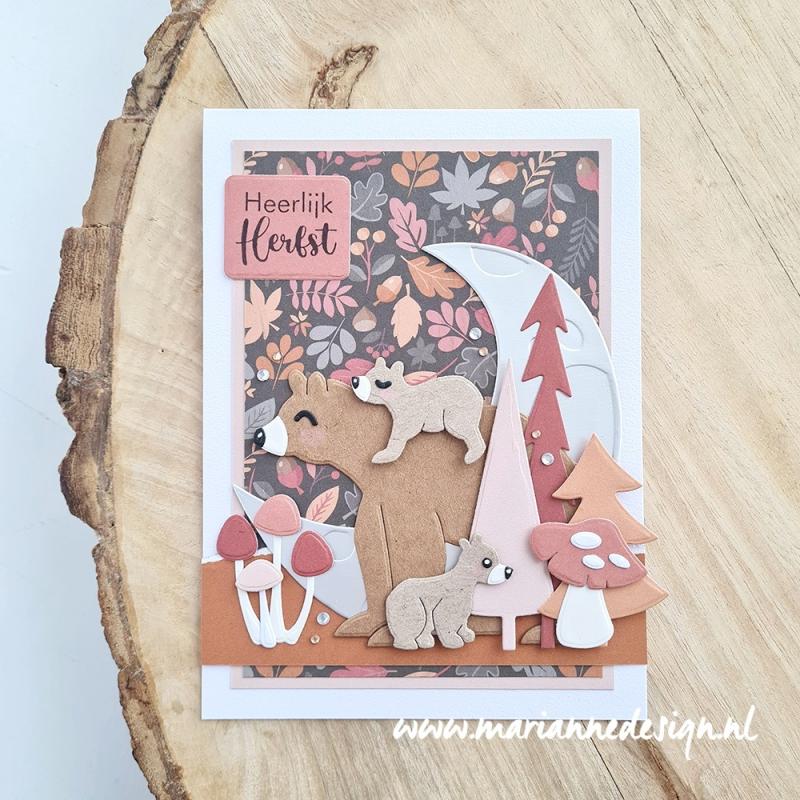 Marianne Design Craftables Die - Bears By Marleen-2