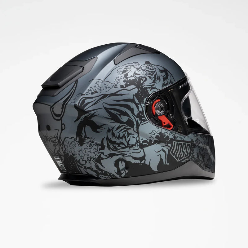 Voss 989 Moto-V Rei Full Face Matte Motorcycle Helmet-19