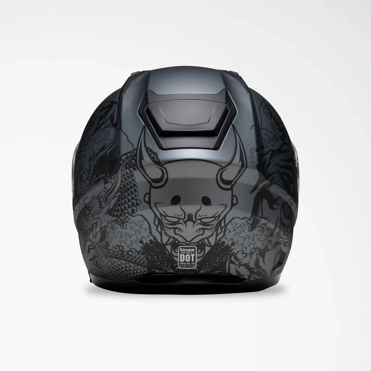 Voss 989 Moto-V Rei Full Face Matte Motorcycle Helmet-18