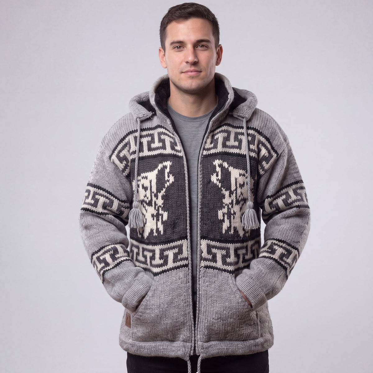 Lunar Wolf Wool Jacket-2