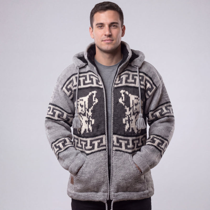 Lunar Wolf Wool Jacket-2