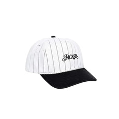 Jacker 'Classic Stripe' Snapback Cap - Black/White-2