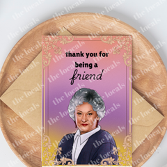 Thank You for Being a Friend Greeting Card-1