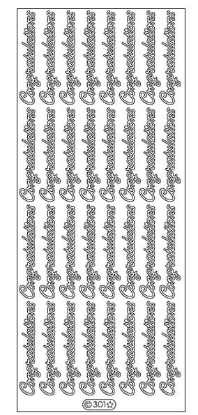 Deco Stickers - Congratulations-1
