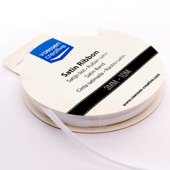 Vaessen Creative Satin Ribbon 3mmx10m White-1