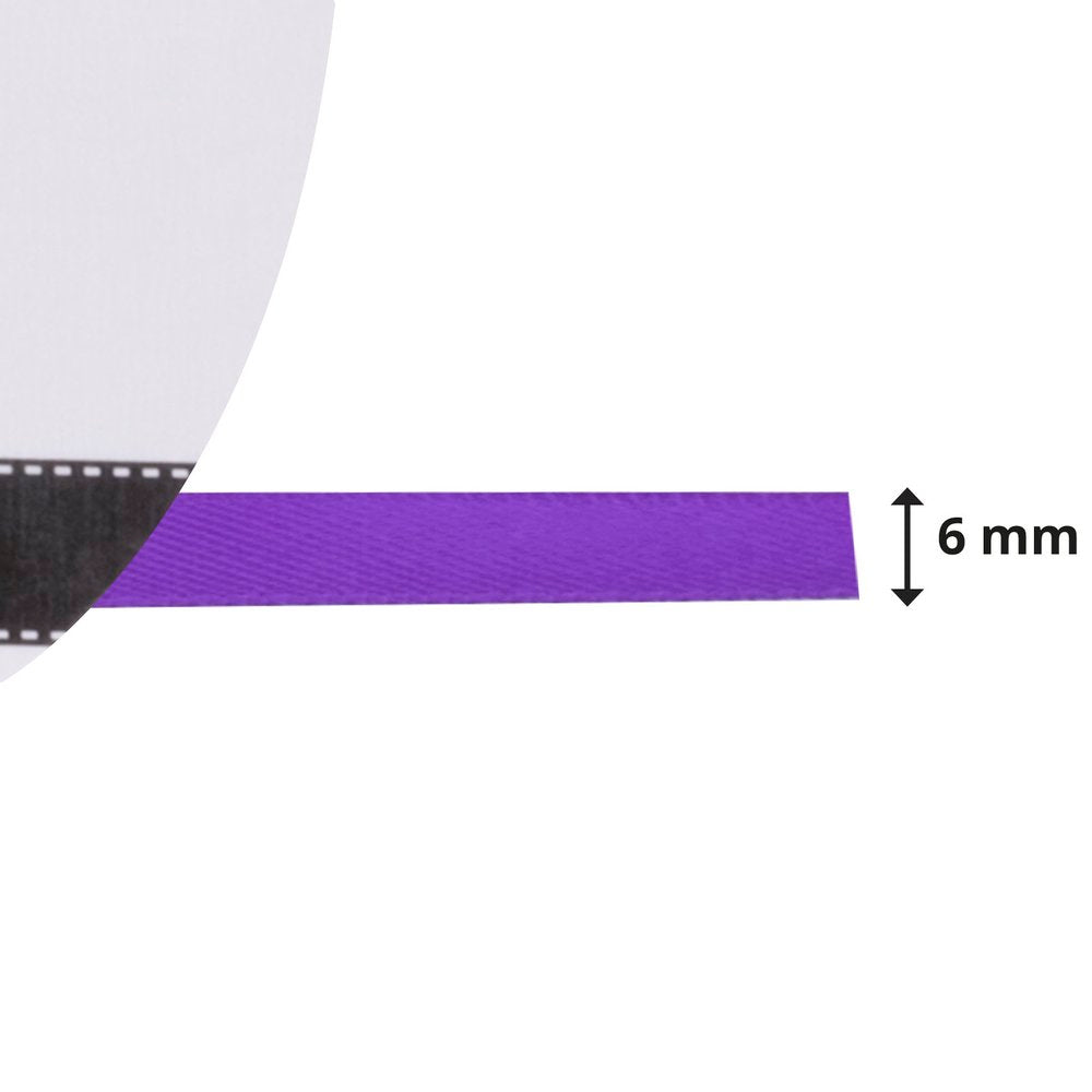 Vaessen Creative Satin Ribbon 6mmx10m Purple-2