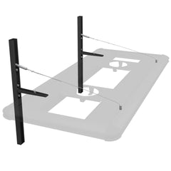 Aquatic Life Floating Suspension Fixture Hanger, Black (Pair)-1