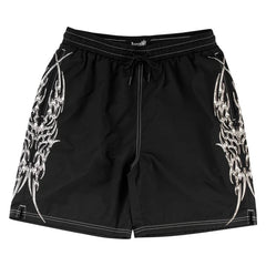 Welcome 'Horde Nylon' Shorts - Black-2