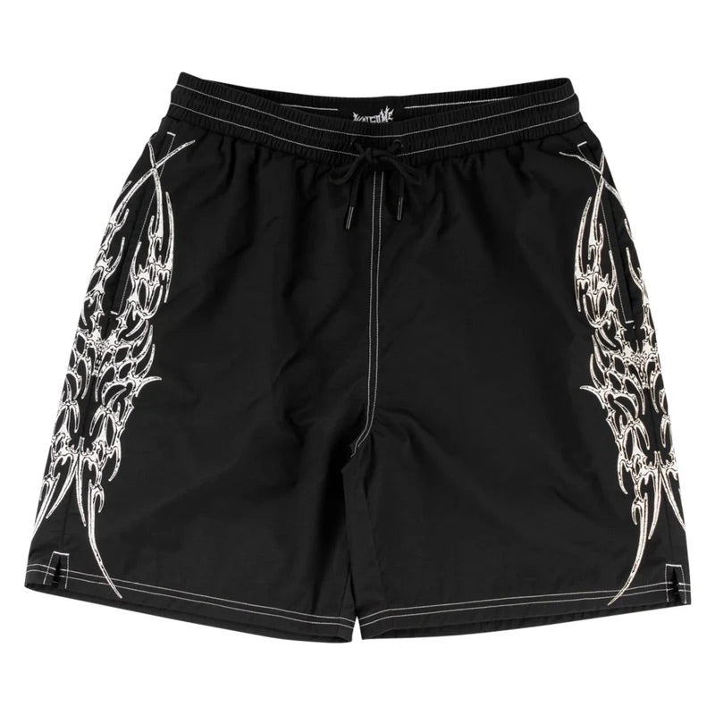 Welcome 'Horde Nylon' Shorts - Black-2