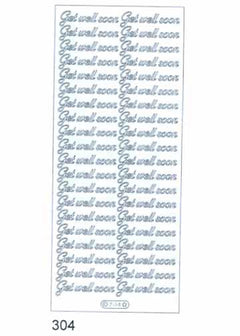Deco Stickers - Get Well Soon-1