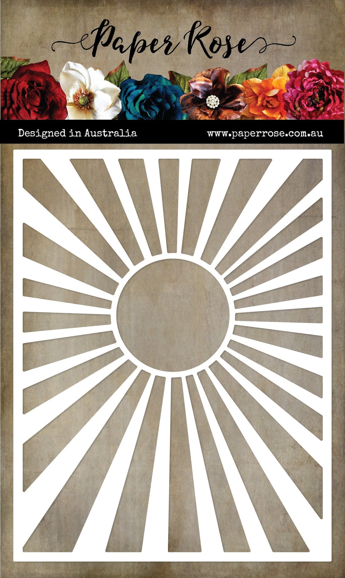 Matrice de découpe métal Sunburst Coverplate 4.25x5.5" 30426-1