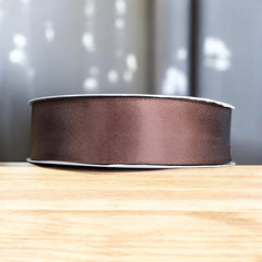 30 Meter Double Face Brown Ribbon Roll#846-3