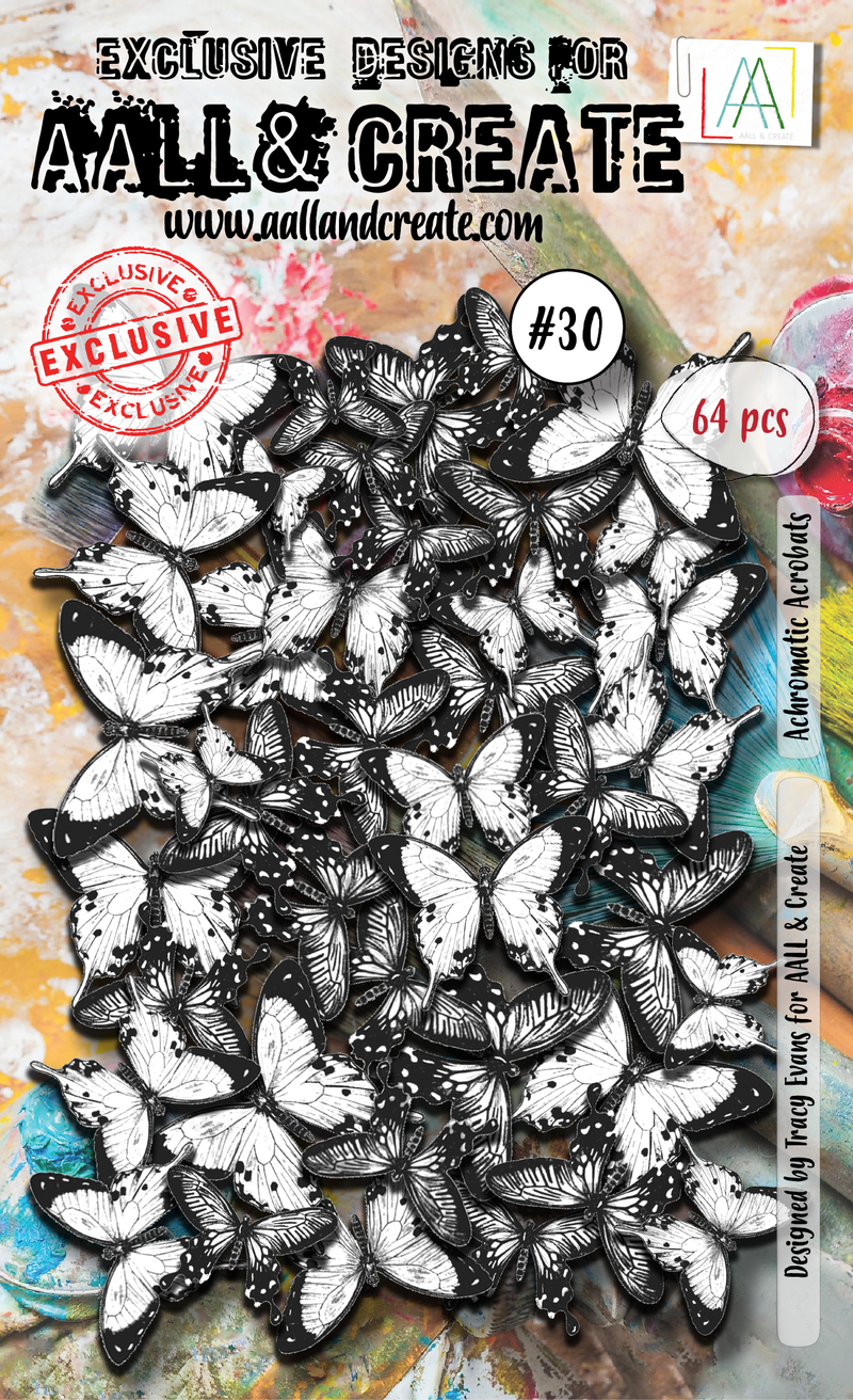 AALL and Create  Ephemera Die-Cuts - 30 - Achromatic Acrobats-1