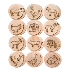 Tree Fort Toys - Farm Animal Memory Matching Game - Made in Canada - Ages 3+-3
