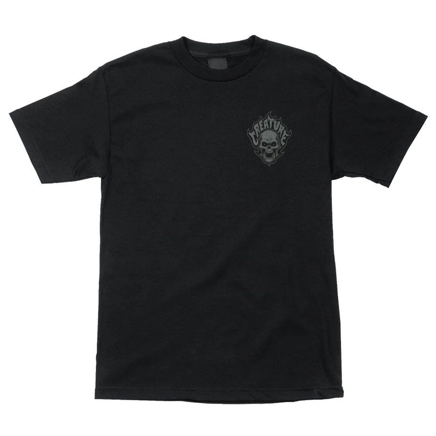 Creature 'Bonehead' Tee - Black-1