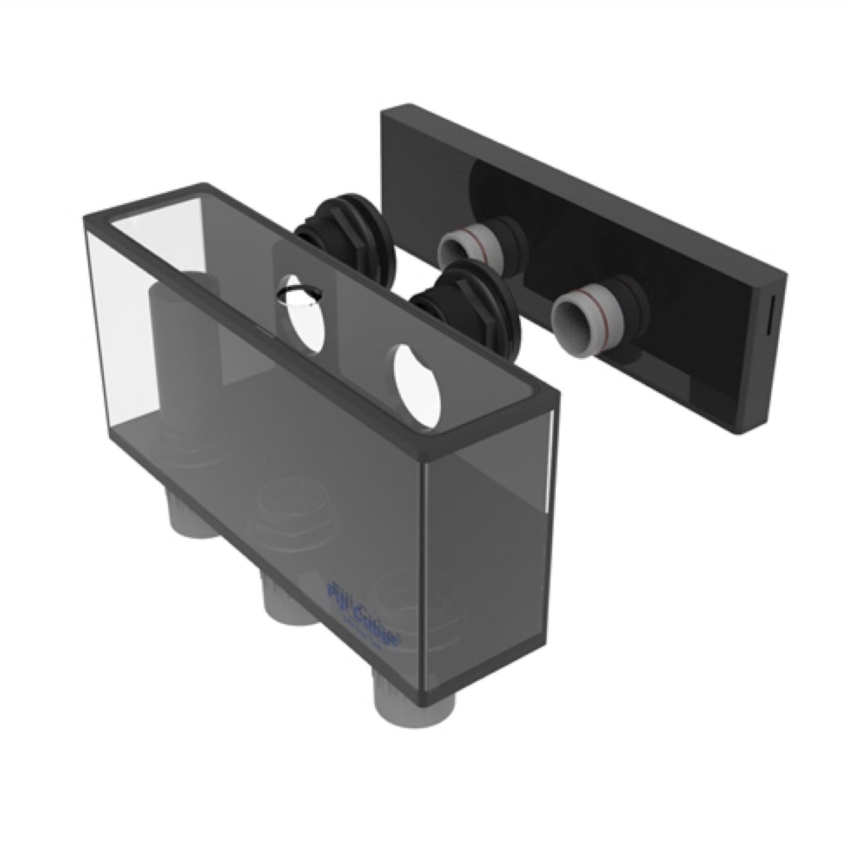 Fiji Cube Low Profile External Overflow Box 1600GPH