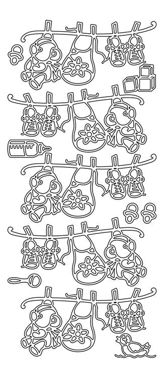 Peel-Off Stickers - Baby Line-1