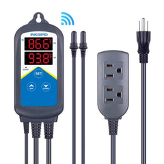 Controlador de calentador de acuario con sonda doble WiFi InkBird-1