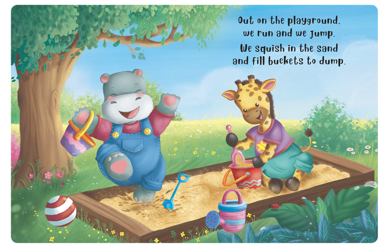 Little Hippo Books - My Best Friend - Children's Padded Board Book - Ages 0–5-2