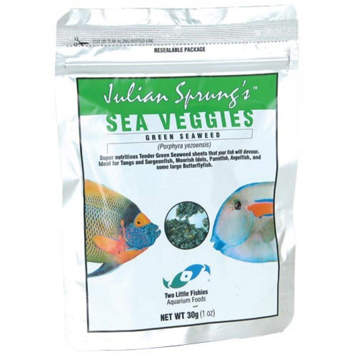 Two Little Fishies Veggies Green Algae 30g