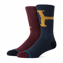 Stance x Harry Potter 'Ron And Harry Crew' Socks - Navy/Magenta-1