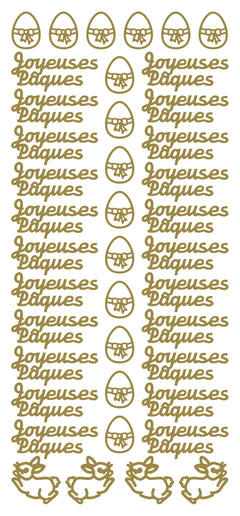 Peel Off Stickers - Joyeuses Paques-1