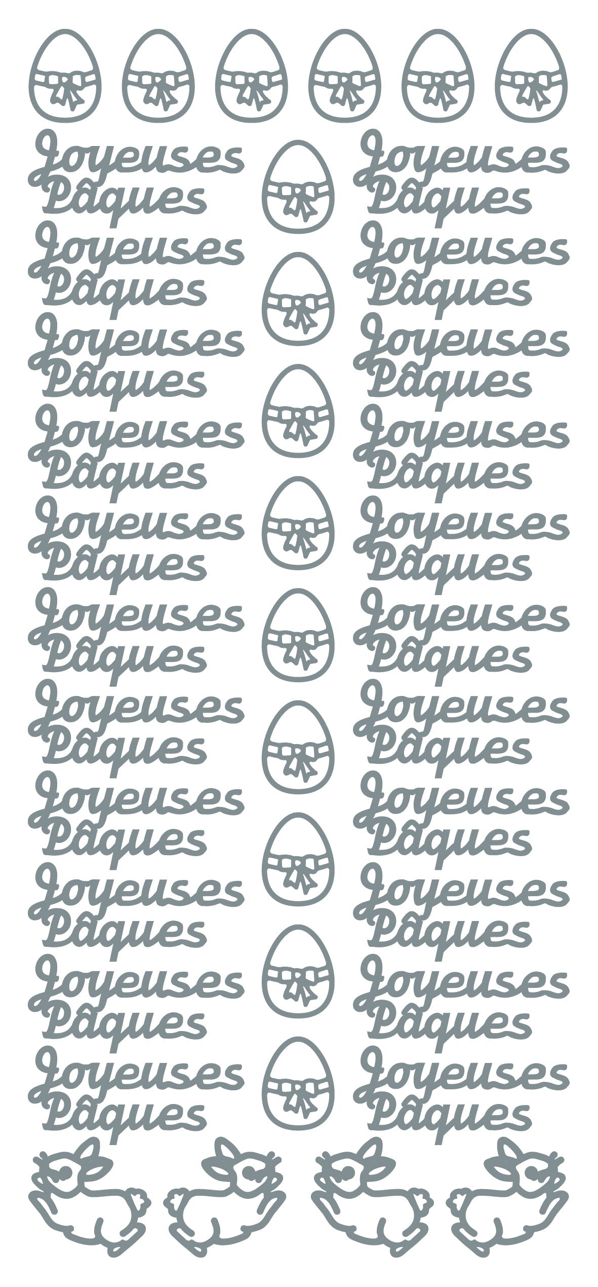 Peel Off Stickers - Joyeuses Paques-2