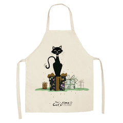 European and American cartoon cute cat apron-21
