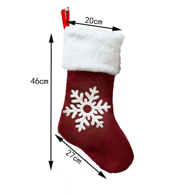 Christmas Stocking Gift Bag Holiday Decor-2