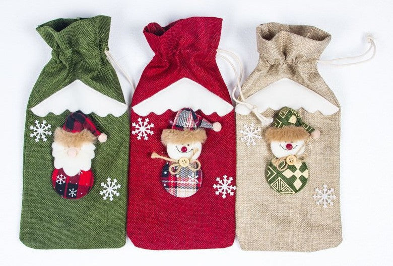 Christmas Decorations Christmas Wine Bottle Socks-9