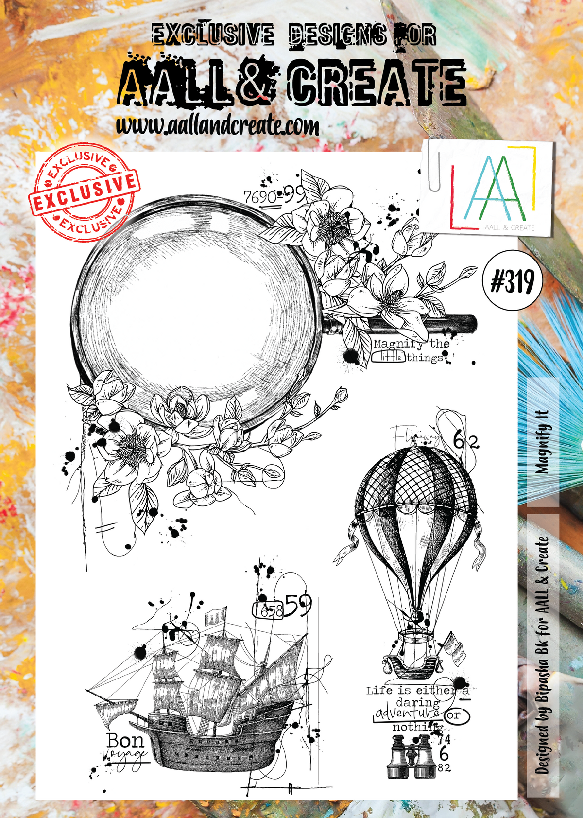 AALL and Create Stamp Set - 319 - Magnify It-1