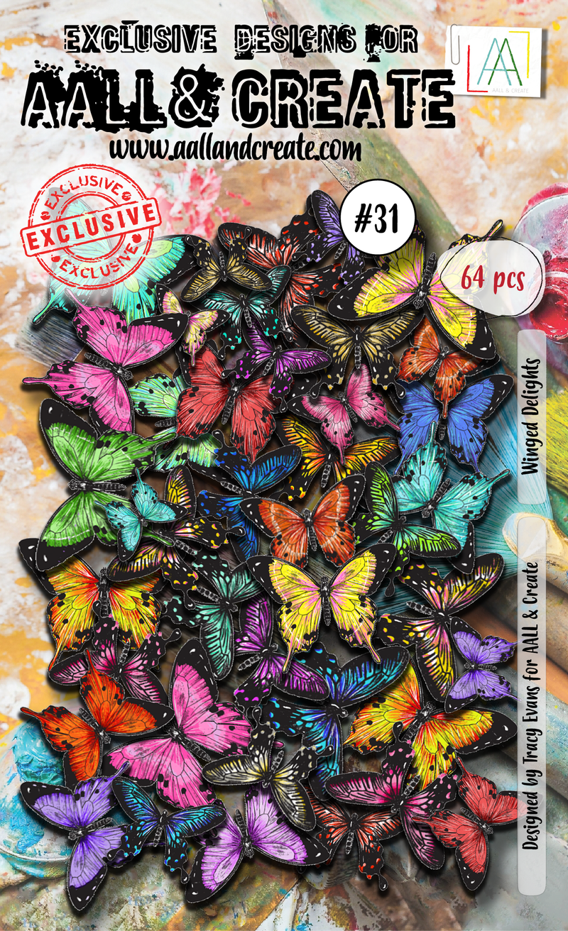 AALL and Create  Ephemera Die-Cuts - 31 - Winged Delights-1