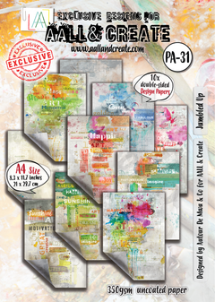 AALL and Create - A4 Design Paper - Jumbled Up-1
