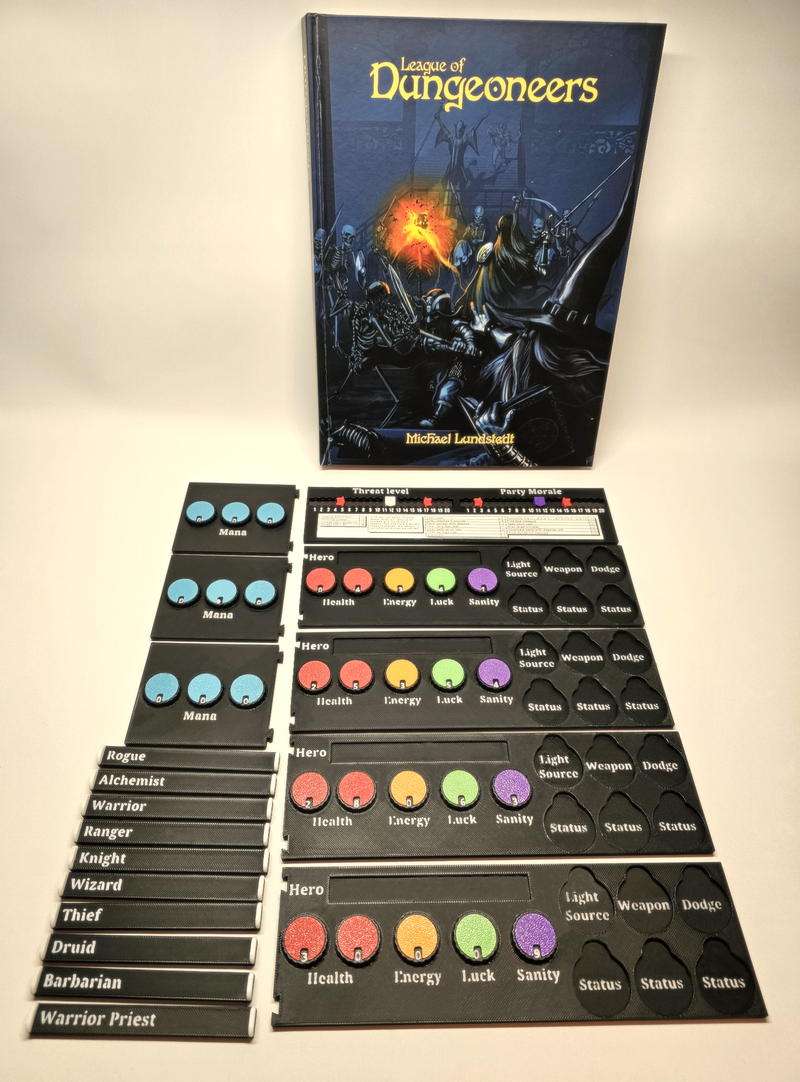 League of Dungeoneers - Party and Heroes Dashboards-1