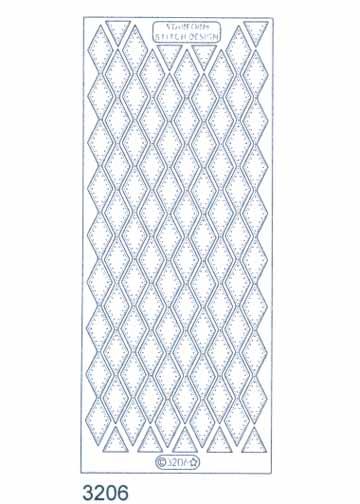Stitch by Design Stickers - Diamond Border-1