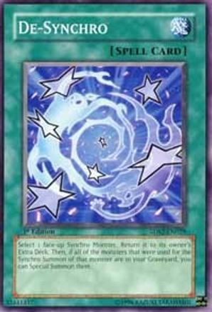De-Synchro (5DS2-EN029) - 5D's Starter Deck 2009 1st Edition-1