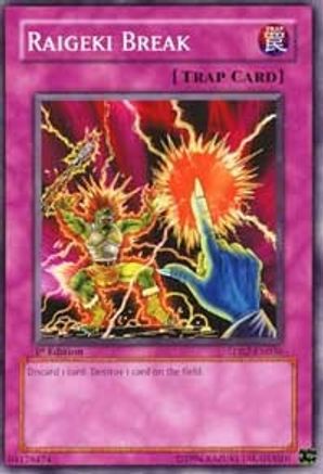 Raigeki Break (5DS2-EN036) - 5D's Starter Deck 2009 1st Edition-1