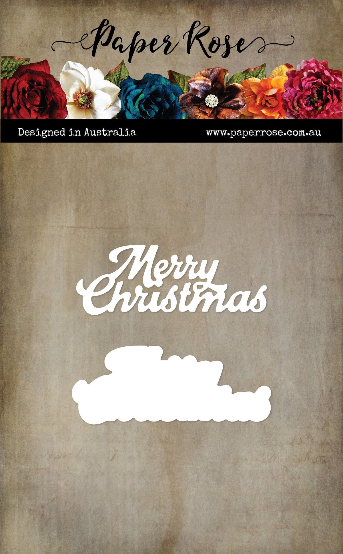 Small Fancy Script Layered Merry Christmas Die 32439-1